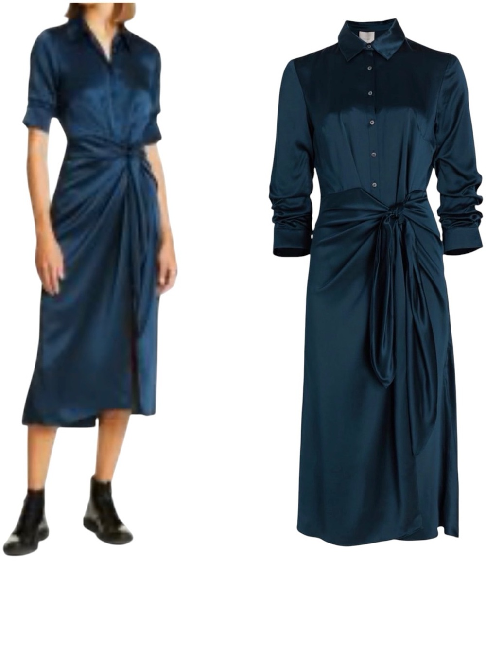 Cinq a Sept Jacey Silk Midi Dress